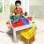 Import Plastic Multi-Functional Learning Assembled Kids Desk Children Building Blocks Table With Chair Storage Box Panel EVA Bath Mat from China