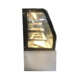 popular hot sell fashion type 430L display cake shop use for cake ice cream and chocolate display refrigerator