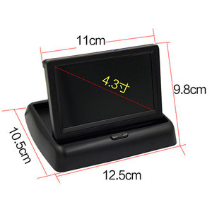 Popular wide screen 4.3 inch car dvr monitor