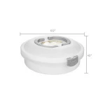 Portable Cake Tray with Locking Cover and Handles 3-in-1 Plastic Holder Container for Egg Pies Cupcakes Muffins Dessert Carrier