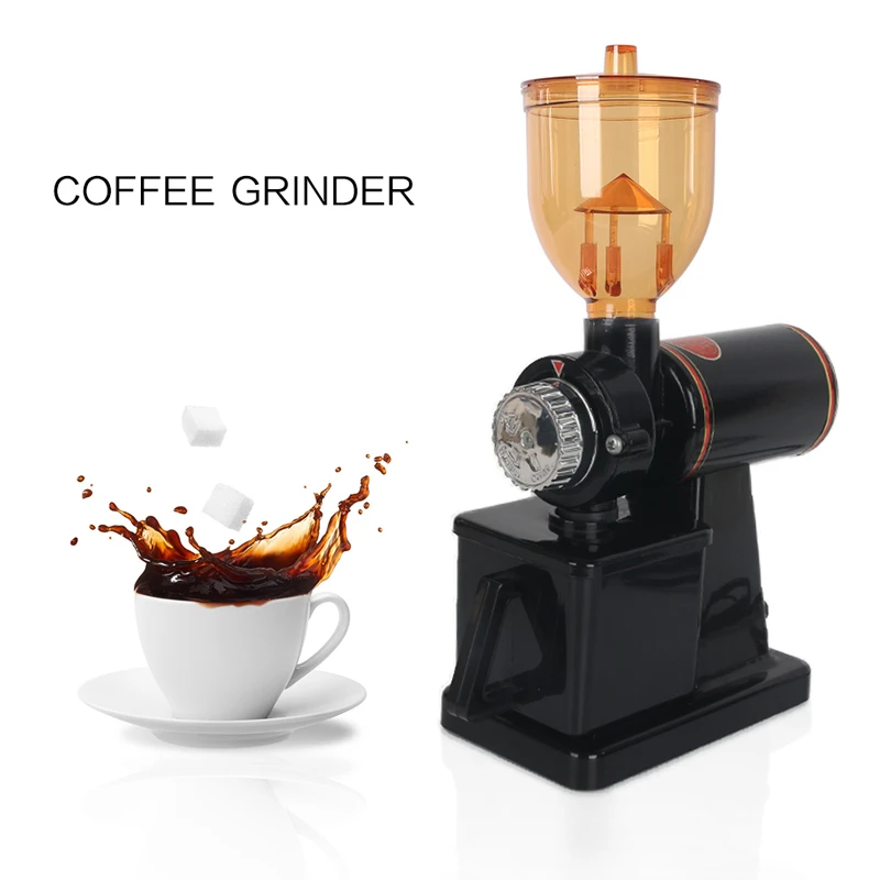 Portable Electric Coffee Grinder Coffee Bean Milling Machine 8-Speeds Mills Grinder Coffee Maker 110V/220V 15kg/h