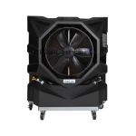 Portable evaporative water air cooler