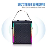 Portable M81 Wireless Audio Speakers BT Wireless Speaker with Mic Karaoke TWS Loudspeaker Audio Speaker