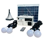Portable solar system with bluetooth and cd mp3 player