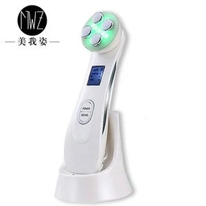 Portable ultrasonic facial massager photon rf multi function facial massage machine