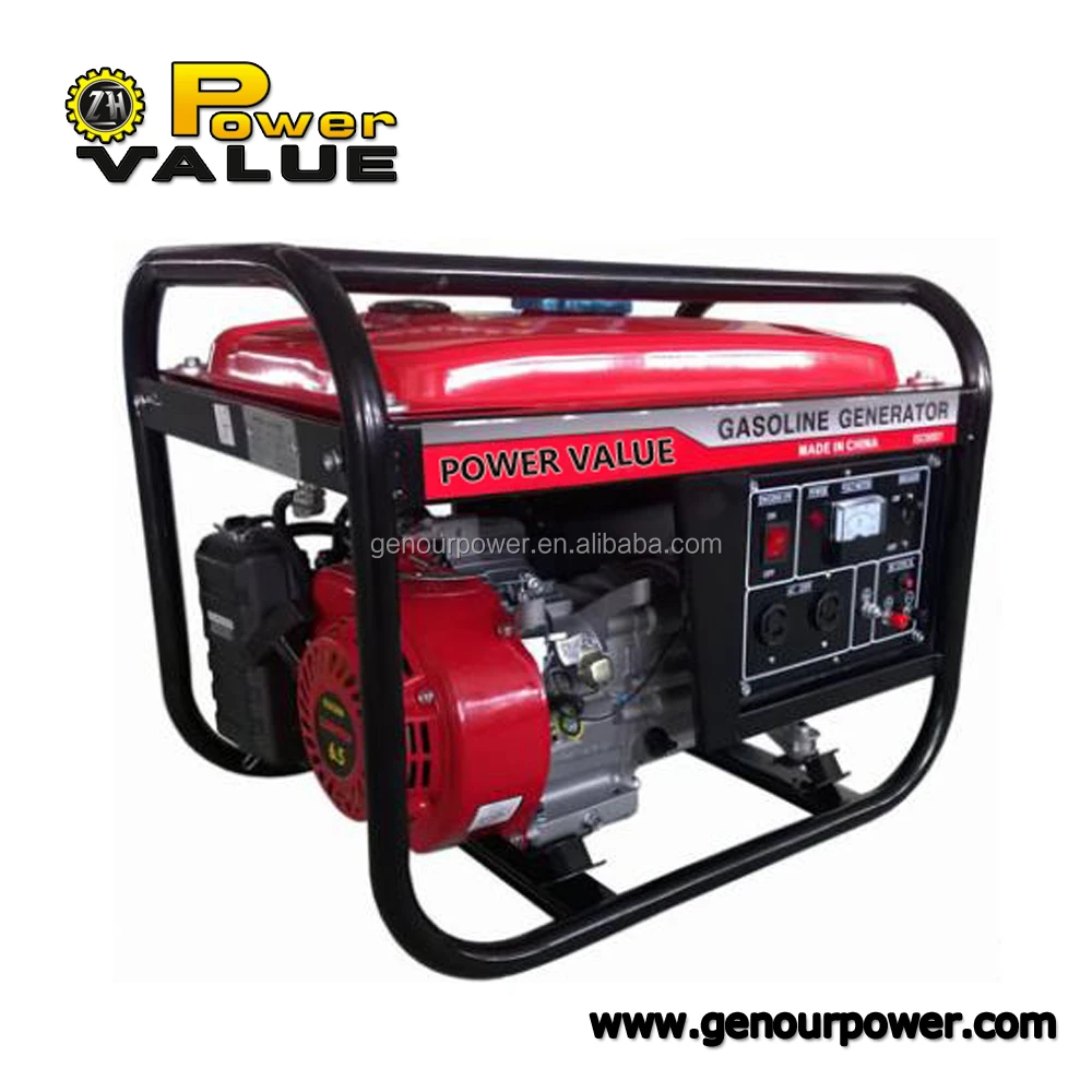 Power Value 5kw LPG natural gas powered generator with high quality