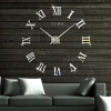 Preciser 3D Digital Large Acrylic Home Decor Wall Clock DIY Large Oversized Wall Clock