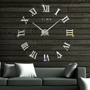 Preciser 3D Digital Large Acrylic Home Decor Wall Clock DIY Large Oversized Wall Clock