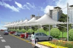 Prefabricated Cost-effective Carport Membrane Steel Structure