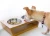 Import Premium Elevated Dog and Cat Pet Feeder, Double Bowl Raised Stand Comes with Extra Two Stainless Steel Bowls. Perfect for Small from China