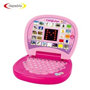 Preschool learning educational english language laptop computer children intelligent learning machine with LED