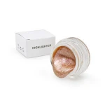 Private Label Face body Highlighter Jelly Gel Eyeshadow Glow Body Glitter Makeup Gold Liquid Highlighter