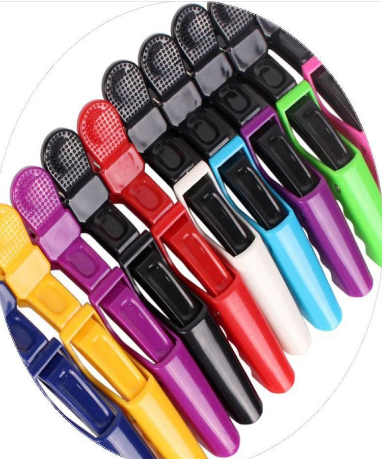 Professional Colorful Section Hairdressing OEM Hair Sectioning salon alligator Hair Clip
