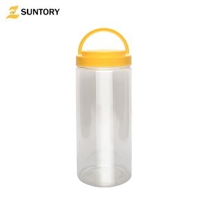 Professional factory production wide mouth plastic food storage bottle for Melon seeds candy 1.5L 50 oz