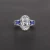 Import Professional multi cz gemstone 925 sterling silver ring handmade silver ring Jaipur wholesale silver jewelry from China