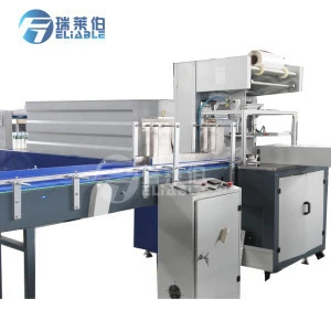 Professional Supplier 9 / 12 Bottle Film Shrink Wrapping Plastic Bottle Packing Machine