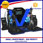 Profitable Projects Entertainment Facilities Gun Shooting Game Machine 9DVR Simulator V War
