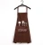 Import Promotional Cotton Print Custom cooking pinafore women grand master apron from China