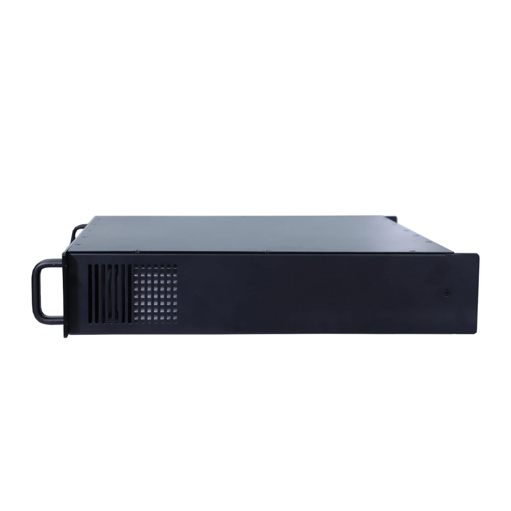 Public Address System IP network audio power amplifier 2U structure output 100 to 2000W.