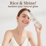 Pure Natural Organic Anti-Aging Pore Toner Rice Soothing Hydrating For Daily Use