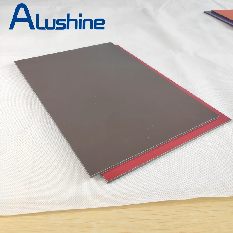 PVDF/PE/stone/wooden/yellow/red/mirror alucobond nano fireproof acp aluminum composite panel acm sheet building material