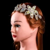Qushine 2020 New Wedding Bridal Tiara Crown European American Rhinestone Flower Hair Accessories Headband