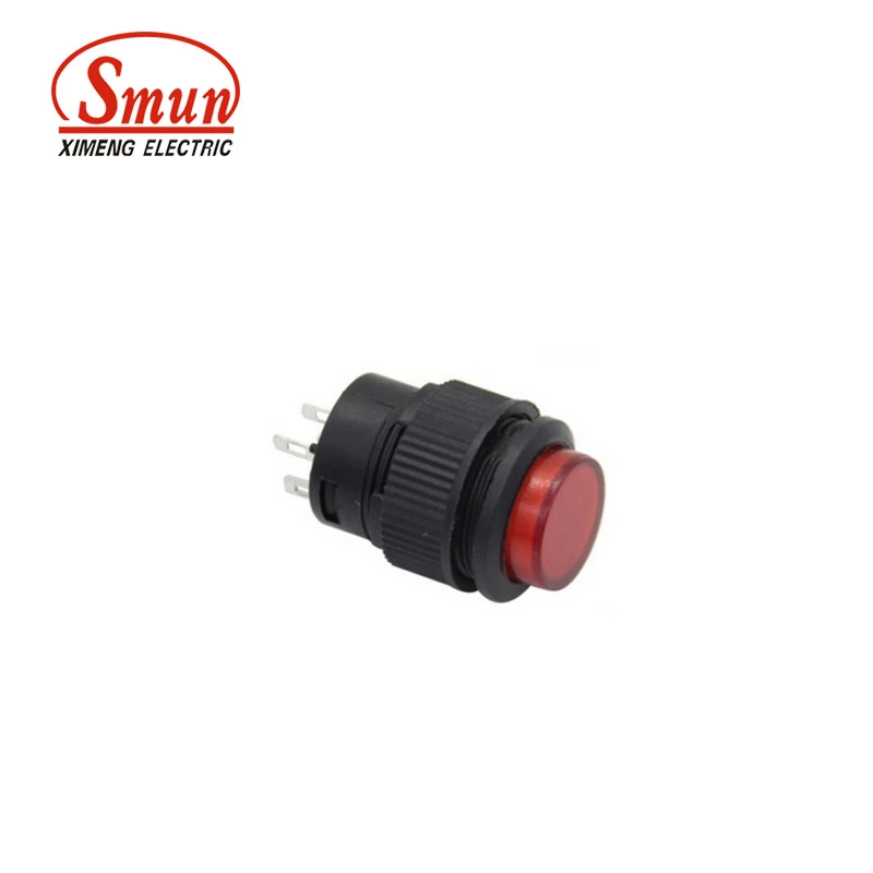 R16-503BD OFF-(ON) 16MM LED Momentary Push Button Switch