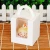 Import Recycled Kraft Paper Cup Cake Box With PVC Window and Handle from China