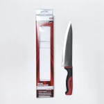 Red Plastic Hilt Long Stainless Steel Sharp Fish Fillet Knife