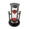 Red sand zinc alloy hourglass rich color sand OEM letters sand clock Invert hourglass