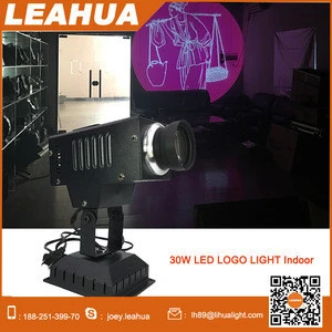 Remote control Indoor 30W LED logo projector light