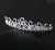 Import Retro Crystal Crown Queen bridal wedding hair accessories big white crystal tiara Baroque crowns from China