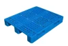 Reusable 4 Way Entry 1200*1000 Vertical Grid 3 Runner Export Logistic Shipping &amp; Storage Plastic Pallet