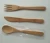 Import Reusable Kitchen Bamboo Cutlery Set, Spoon Fork  and Knife Set from China