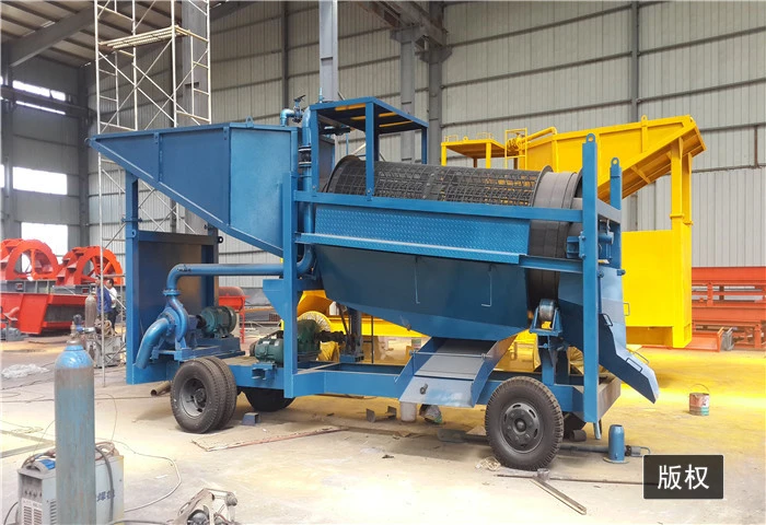River Gold Mining Equipment Diamond Separating Machine Trommel Washing Plant For Sale