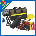 roadside emergency kit with jumper cables
