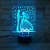 Import Romantic 3d Night light Acrylic Lover Novelty Wedding 3d LED table Lamp from China