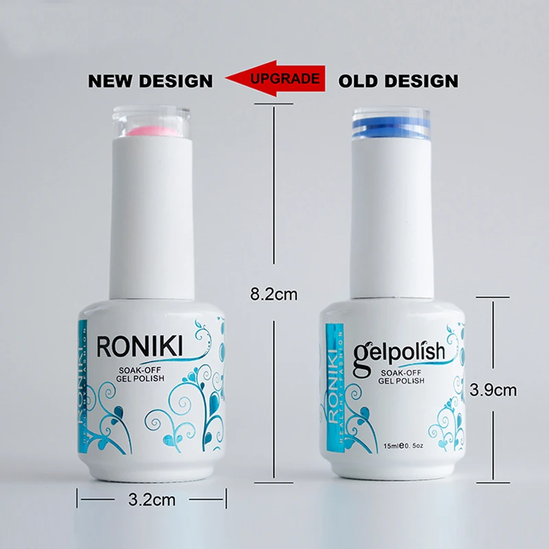 RONIKI oem custom private label factory supplies soak off acrylic nails gel wholesale uv gel polish