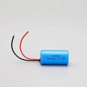 Round 3.7V 900mAh Battery Life 4 Years Battery For Electric Motorcycle Battery