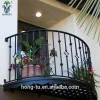 round house wrought cast iron fence