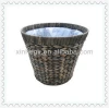 round woven cheap garden planters and pots