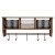Import Rustic Coat Rack Wall Mounted Shelf with Hooks &amp; Baskets from China