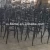 Import Rustic Recycled Wooden Seat Metal Frame Cafe Chairs (B1010M) from China