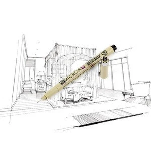 Sakura micron  stylus drawing brush pen black ink micro needle fineliner  art markers