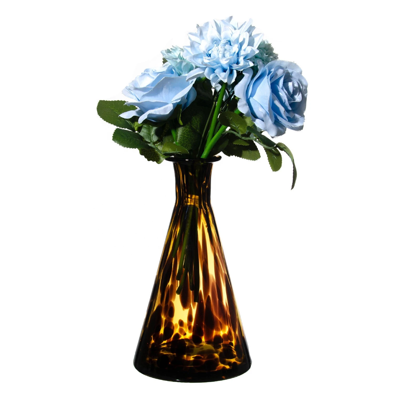 Samyo Rustic Home Decor  Thickened Crystal Glass  Flower Vases  for Wedding