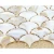 Import Seashell Marble Shell Mosaic Floor,Blue Golden White Waterjet Backsplash Shell Mother of Pearl Mosaic Tiles from China