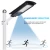 Import Security Yard Outdoor Waterproof IP65 200 300 watt Integrated All In One LED Solar Street Light from China
