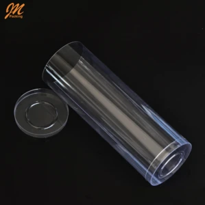 See through apple fruit plastic tube packaging boxes , Clear plastic cylinder packaging box , Round cylinder gift box packaging