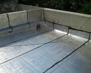 Self adhesive bitumen waterproofing membrane for roofing of aluminum sheet
