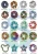 Import Senmasine party front door hanging decoration big wreaths 60cm Halloween baubles ball Wreath With metal Base from China